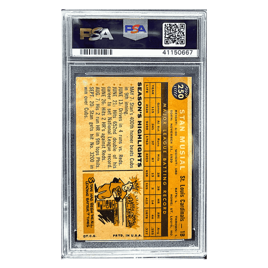 Stan Musial PSA 2.5 1960 Topps Card #250