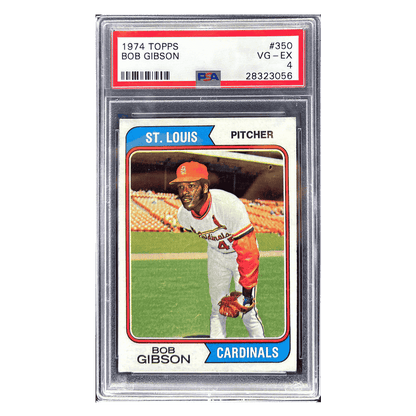 Bob Gibson PSA 4 1974 Topps Card #350