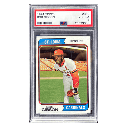 Bob Gibson PSA 4 1974 Topps Card #350