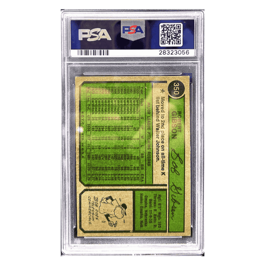 Bob Gibson PSA 4 1974 Topps Card #350