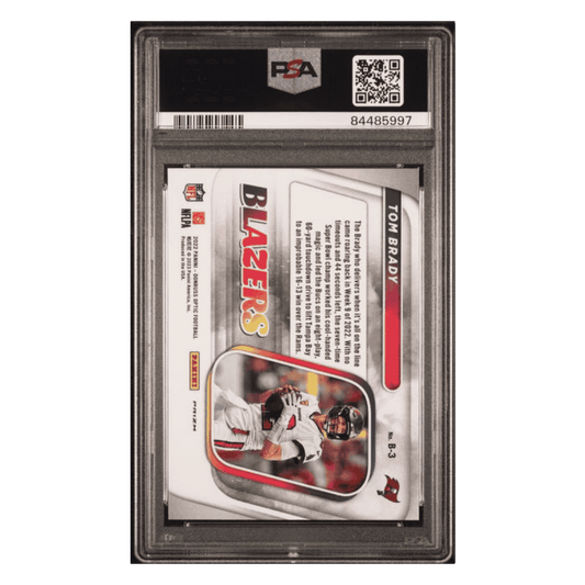 Tom Brady PSA 10 2020 Panini Donruss Optic Blazers Case Hit Card #B3