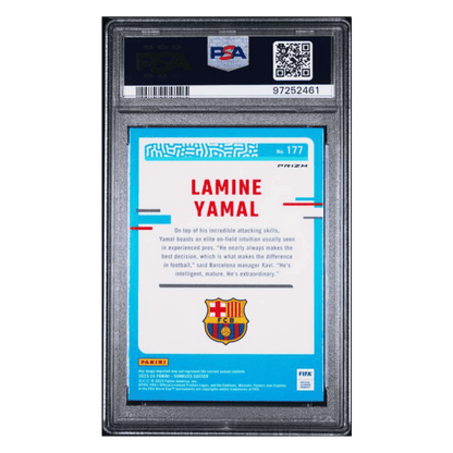 Lamine Yamal PSA 10 2023-24 Panini Donruss FIFA Optic Holo Rated Rookie Card #177