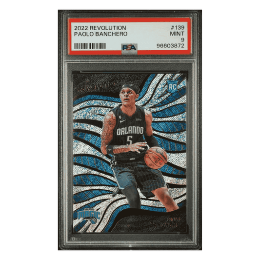 Paolo Banchero PSA 9 2022 Panini Revolution Rookie RC Card #139