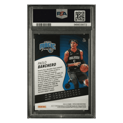 Paolo Banchero PSA 9 2022 Panini Revolution Rookie RC Card #139