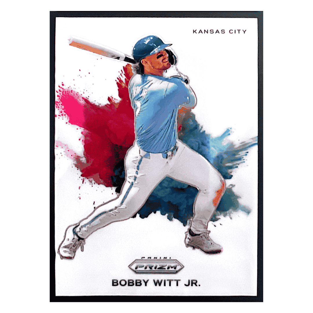 Bobby Witt Jr 2024 Panini Prizm Colorblast SSP Card #10