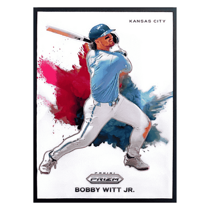 Bobby Witt Jr 2024 Panini Prizm Colorblast SSP Card #10