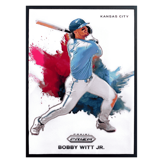 Bobby Witt Jr 2024 Panini Prizm Colorblast SSP Card #10