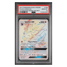 Full Art Sylveon GX PSA 10 2017 Pokemon Sun & Moon Guardians Rising Secret Card #158