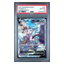 Full Art Mew V PSA 10 2021 Pokemon Sword & Shield Fusion Strike Card #251