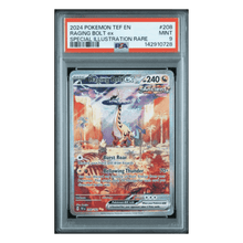 Raging Bolt ex PSA 9 2024 Pokemon Temporal Forces Special Illustration Rare Card #208