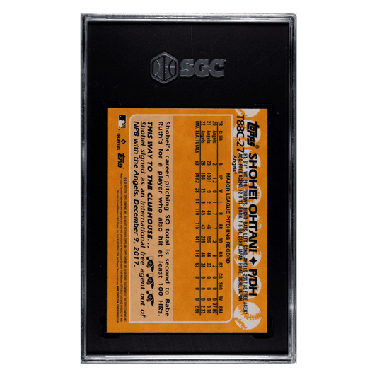 Shohei Ohtani SGC 9 2023 Topps Chrome '88 Topps Design Card #T88c-27