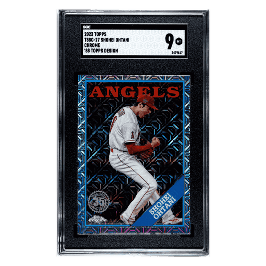 Shohei Ohtani SGC 9 2023 Topps Chrome '88 Topps Design Card #T88c-27