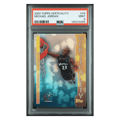 Michael Jordan PSA 9 2002 Topps Verticality Card #V8