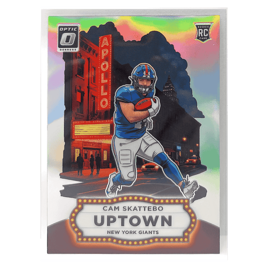 Cam Skattebo 2025 Panini Donruss Optic Uptown Rookie RC Card #5