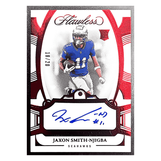 Jaxon Smith-Njigba 2023 Panini Flawless Rookie Gem Signatures #d/ 20 Card #RGS-JSN