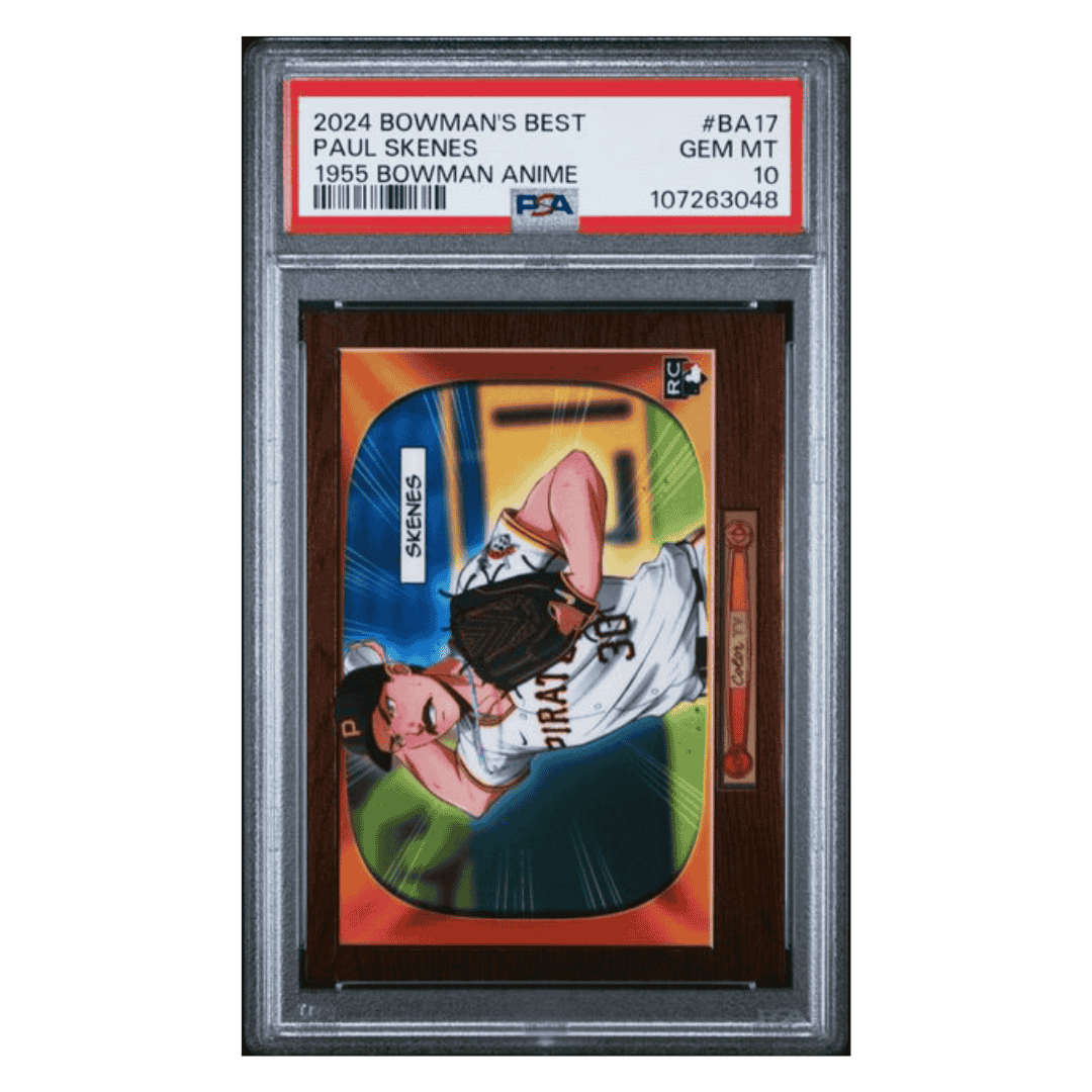 Paul Skenes PSA 10 2024 Topps Bowman's Best 1955 Bowman Anime Rookie RC Card #BA17