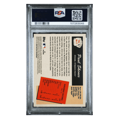 Paul Skenes PSA 10 2024 Topps Bowman's Best 1955 Bowman Anime Rookie RC Card #BA17