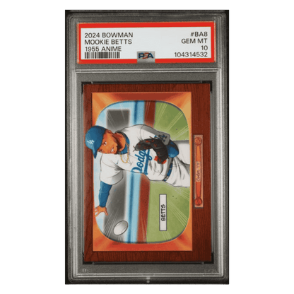 Mookie Betts PSA 10 2024 Topps Bowman 1955 Bowman Anime Card #BA8
