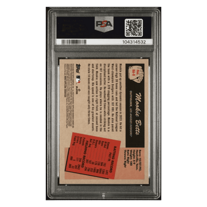 Mookie Betts PSA 10 2024 Topps Bowman 1955 Bowman Anime Card #BA8