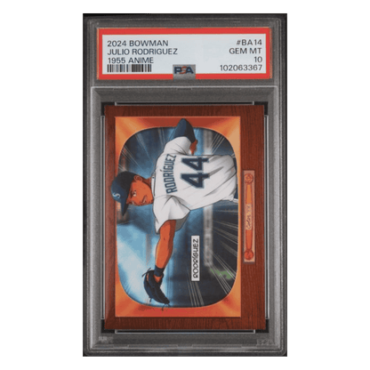 Julio Rodriguez PSA 10 2024 Topps Bowman 1955 Bowman Anime Card #BA14