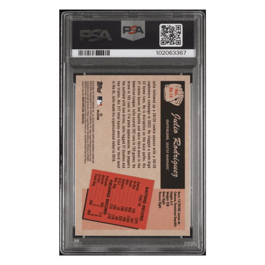 Julio Rodriguez PSA 10 2024 Topps Bowman 1955 Bowman Anime Card #BA14