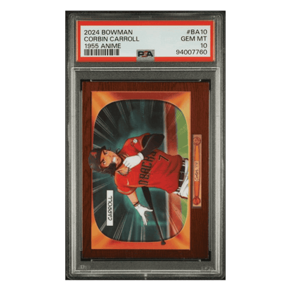 Corbin Carroll PSA 10 2024 Topps Bowman 1955 Bowman Anime Card #BA10
