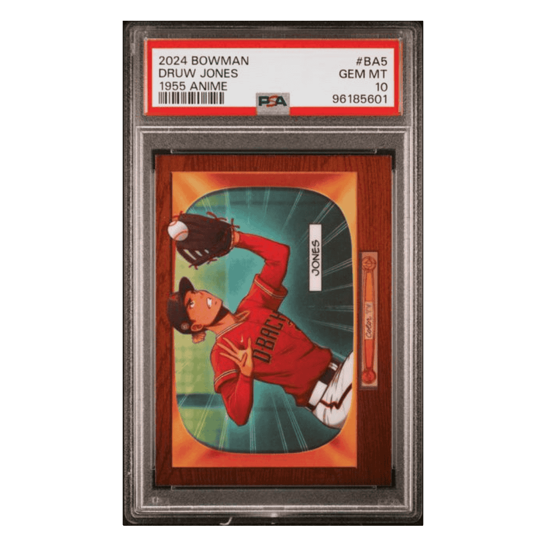 Drew Jones PSA 10 2024 Topps Bowman 1955 Bowman Anime Card #BA5