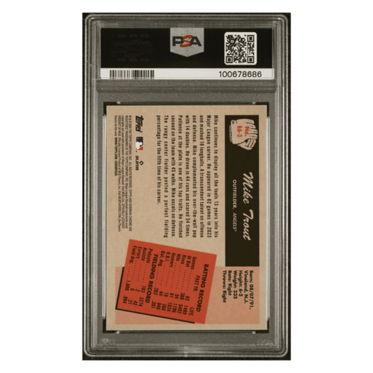 Mike Trout PSA 10 2024 Topps Bowman 1955 Bowman Anime Card #BA3