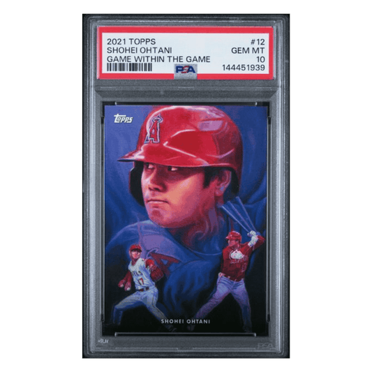 Shohei Ohtani PSA 10 2021 Topps Game Within The Game Card #12