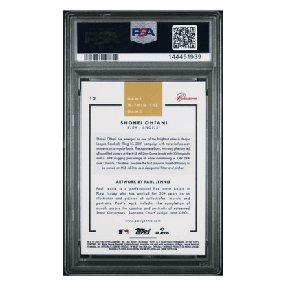 Shohei Ohtani PSA 10 2021 Topps Game Within The Game Card #12