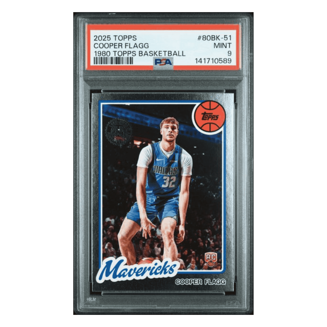 Cooper Flagg PSA 9 2025 Topps 1980 Topps Basketball Card #80BK-51