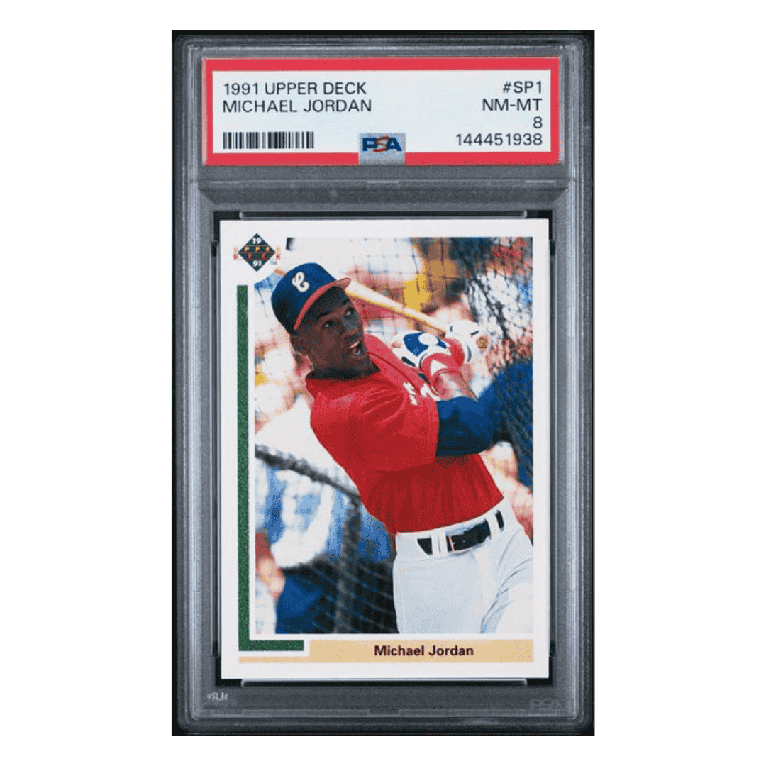 Michael Jordan PSA 8 1991 Upper Deck Card #SP1