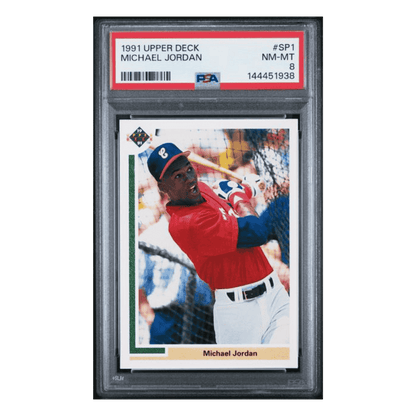 Michael Jordan PSA 8 1991 Upper Deck Card #SP1