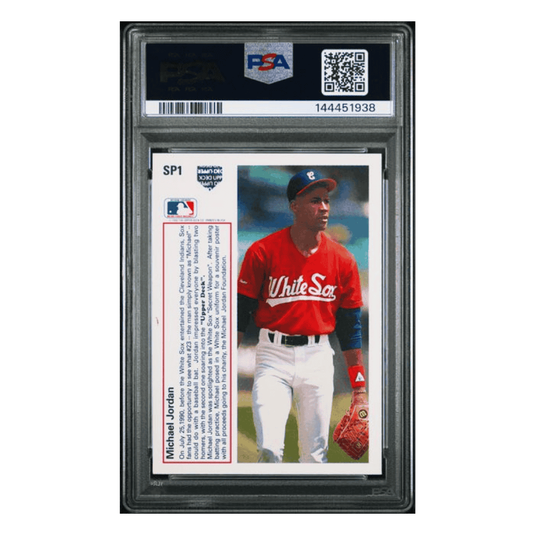 Michael Jordan PSA 8 1991 Upper Deck Card #SP1