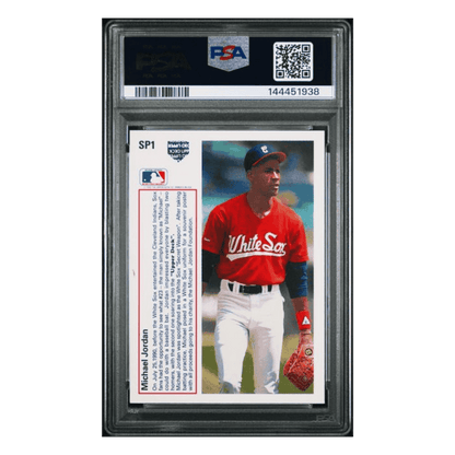 Michael Jordan PSA 8 1991 Upper Deck Card #SP1