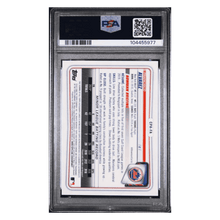 Francisco Alvarez PSA 9 2020 Topps Bowman Chrome Prospect Autographs Card #CPAFA