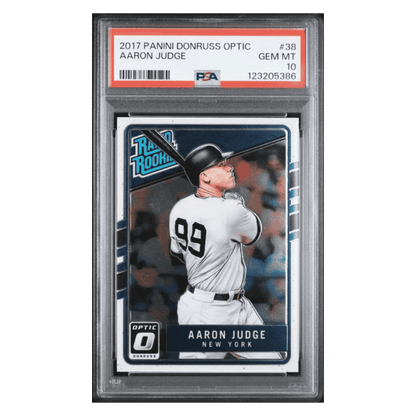 Aaron Judge PSA 10 2017 Panini Donruss Optic Rated Rookie Card #38