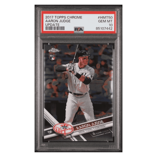 Aaron Judge PSA 10 2017 Topps Chrome Update Rookie RC Card #HMT50