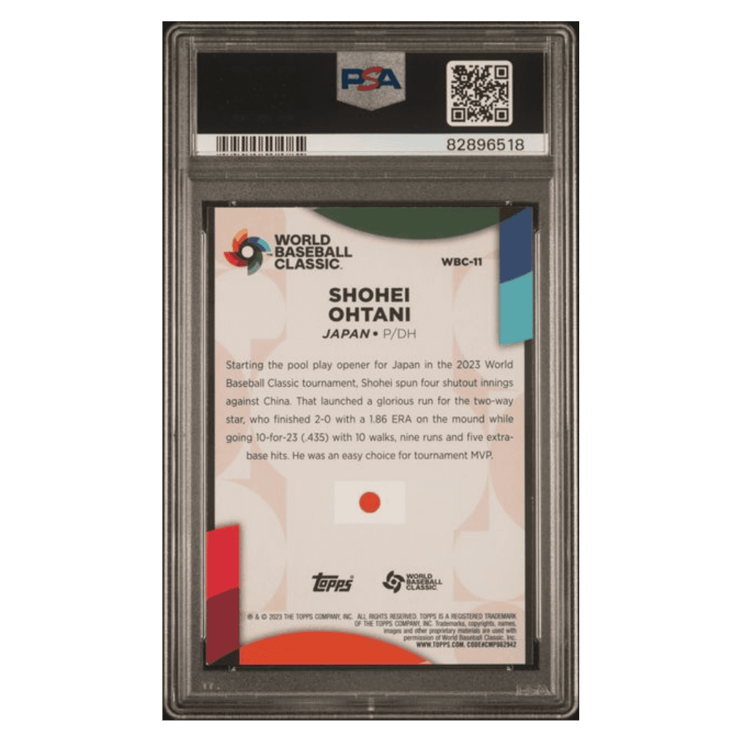 Shohei Ohtani PSA 9 2023 Topps 2023 WBC Stars Card #WBC11