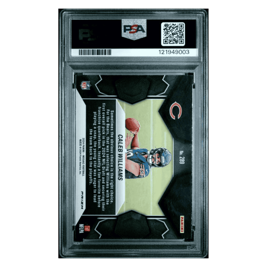 Caleb Williams PSA 10 2024 Panini Mosaic Honeycomb Rookie RC Case Hit Card #289