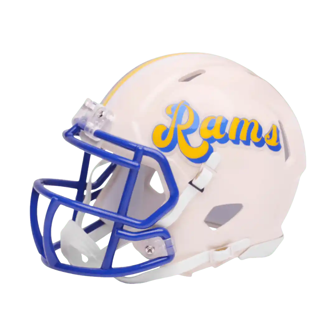 Los Angeles Rams Retro Speed Riddell Mini Helmet