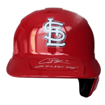 
Alec Burleson St Louis Cardinals Autographed Full Size Replica Batting Helmet - JSA COA — Front