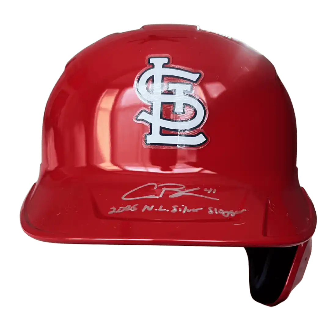 Alec Burleson St Louis Cardinals Autographed Full Size Replica Batting Helmet - JSA COA