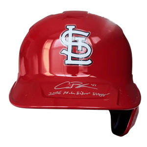 Alec Burleson St Louis Cardinals Autographed Full Size Replica Batting Helmet - JSA COA