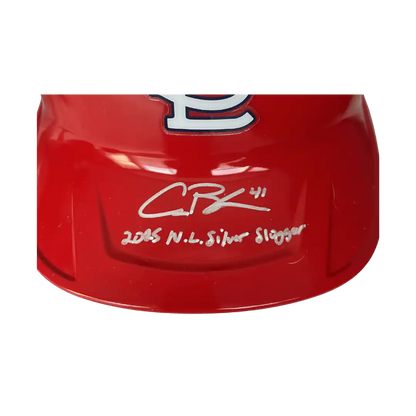Alec Burleson St Louis Cardinals Autographed Full Size Replica Batting Helmet - JSA COA