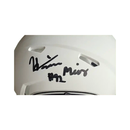 Harrison Mevis Missouri Tigers Autographed Matte White Mini Speed Helmet - JSA COA