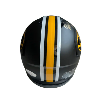 Harrison Mevis Missouri Tigers Autographed Mini Speed Helmet - JSA COA