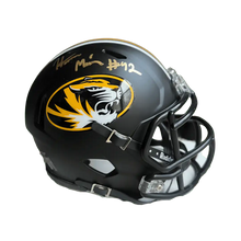 Harrison Mevis Missouri Tigers Autographed Mini Speed Helmet - JSA COA