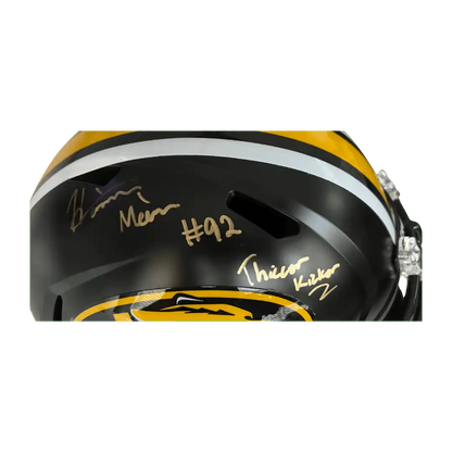 Harrison Mevis Missouri Tigers Autographed Full Size Replica Helmet with Inscription - JSA COA
