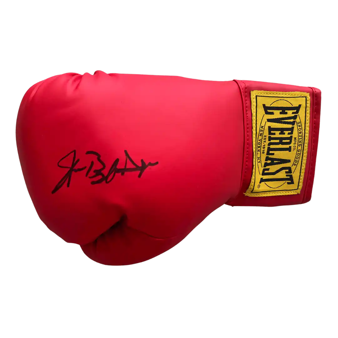 Buster Douglas Autographed Red Everlast Boxing Glove - JSA COA (Right Hand)